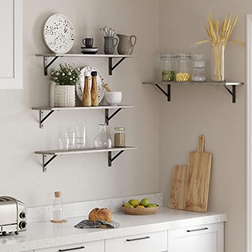 DINZI LVJ Wall Shelves, 23.6" Long Floating Shelves - Image 6