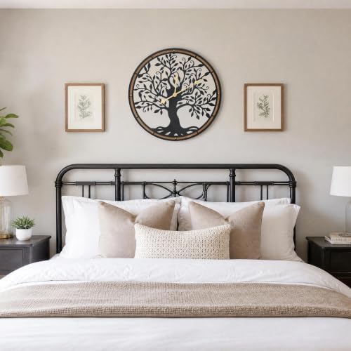 Micasso Large Wall Clocks Decorative: 21 Inch Tree of Life Battery Operated - Image 6
