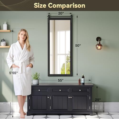 Brightify Full Length Mirror Wood - Image 6