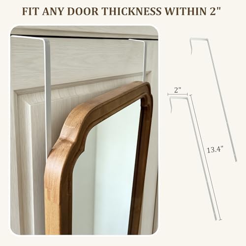 WallBeyond 48" x 14" Full Length Door Mirror - Image 6