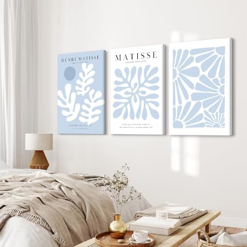 Henri Matisse Wall Art Prints Blue Abstract Matisse Canvas Wall Decor Aesthetic - Image 7