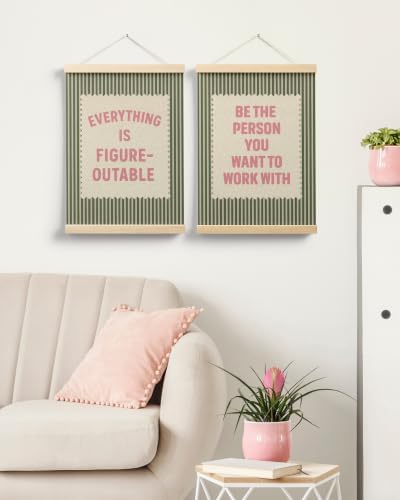 FGFK Positive Affirmations Wall Art Poster Hanger Frame 12x16 Inch - Image 7