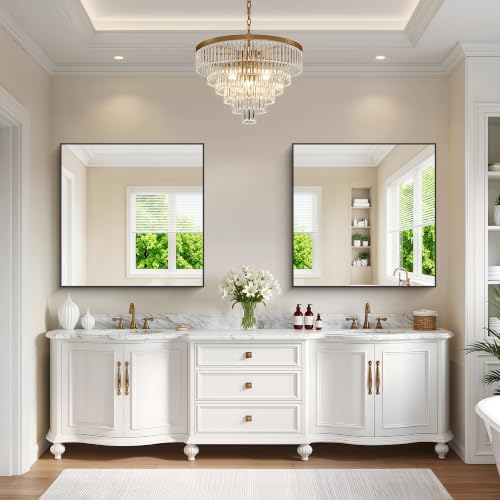 DESBING 36" x 36" Bathroom Mirror - Image 6