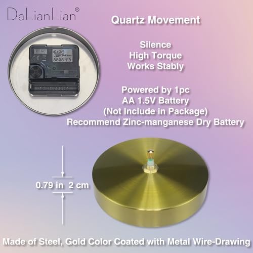 DIY Frameless Wall Clock, Adjustable Up to 52” - Image 6