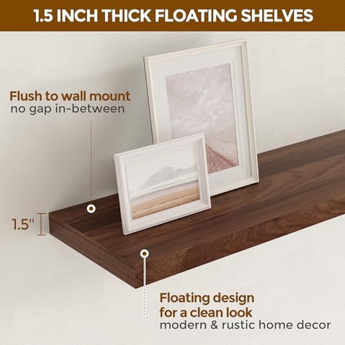 Fun Memories 16 Inch Long Floating Shelves, 9.3 Inch Deep Floating Shelf - Image 6