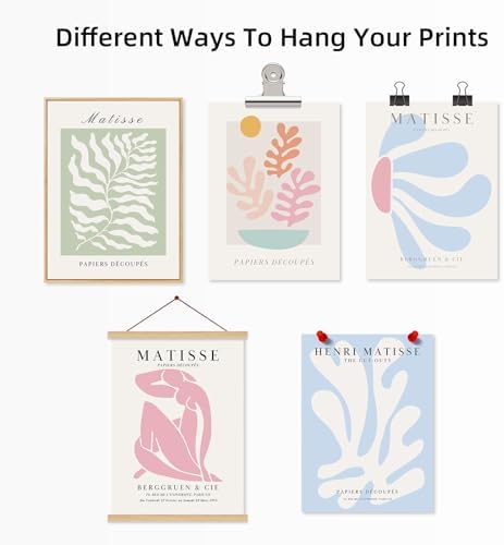 Henri Matisse Wall Art Prints Pink Blue Canvas Wall Decor Aesthetic Abstract - Image 7