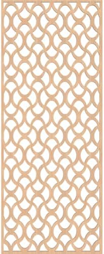 Resort Decorative Pierced Fretwork Wood Wall Panels, 13 3/8"W x 34 3/8"H x 1/4"T - Image 4