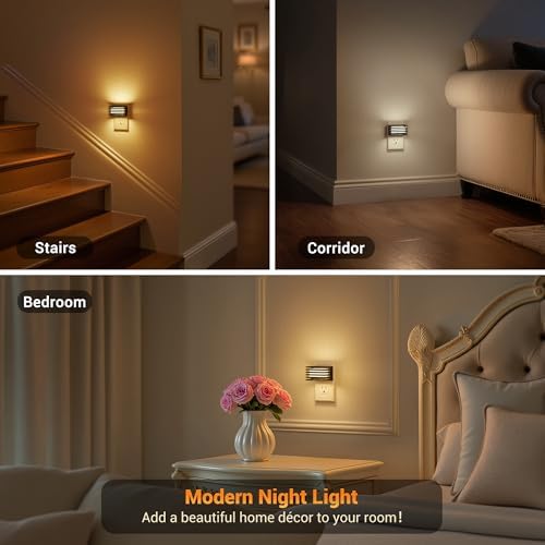 JandCase LED Night Light, Night Lights Plug into Wall Dusk to Dawn - Image 6