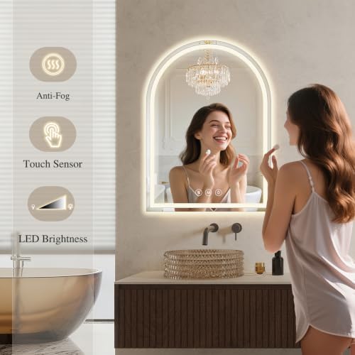 Arched Led Bathroom Mirror - Image 6