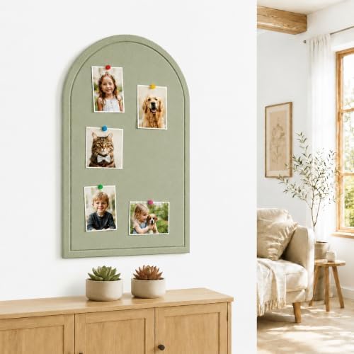 Large Arched Felt Bulletin Board, Sized 36" x 24" - Image 7