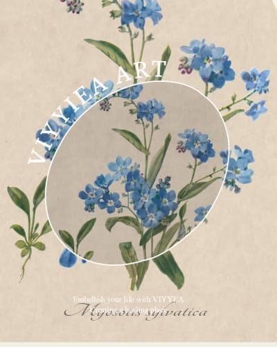 VIYYIEA Gold Arched Floral Wall Art, Vintage Botanical Flower Canvas Print - Image 7