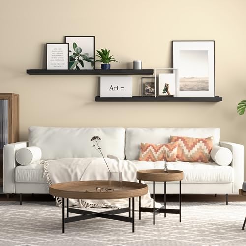 Boswillon Floating Shelves Set of 2, Long Wall Shelf - Image 6