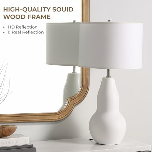 WallBeyond 28" x 40" Rounded Corner Arch Wall Mirror - Image 5