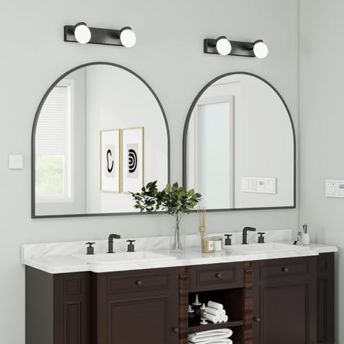 BEAUTYPEAK 31"x32" Arch Bathroom Wall Mirror - Image 6
