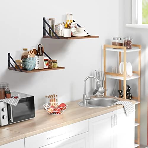 Tectocker-DOU 2 Pc Deep Floating Wall Shelves, Heavy Duty - Image 6