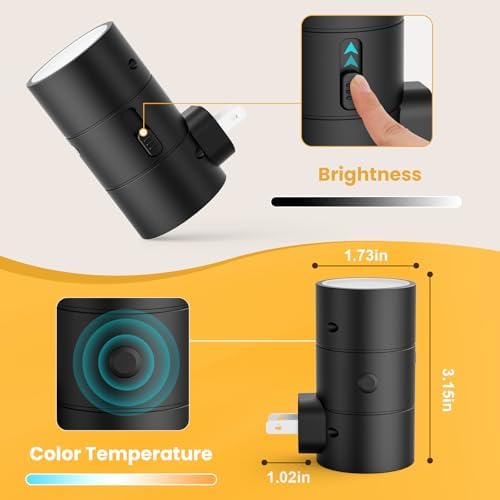 VOLISUN Night Lights Plug into Wall, Dimmable LED Nightlight - Image 7