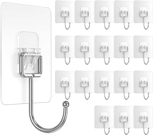 Ninth Five 18 Pack Large Adhesive Wall Hooks - Image 7
