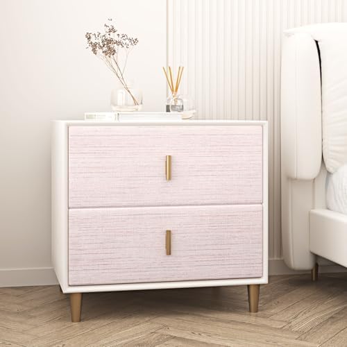 Pink Grasscloth Wallpaper 17.7"x315" Textured Pink Contact Paper Self Adhesive - Image 7