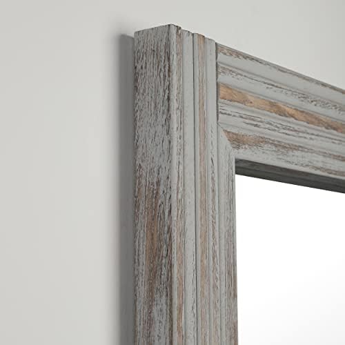 YOSHOOT Hand-Made Wooden Spliced Wall Mirror - Image 7