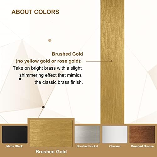 ANDY STAR Gold Bathroom Mirrors - Image 6