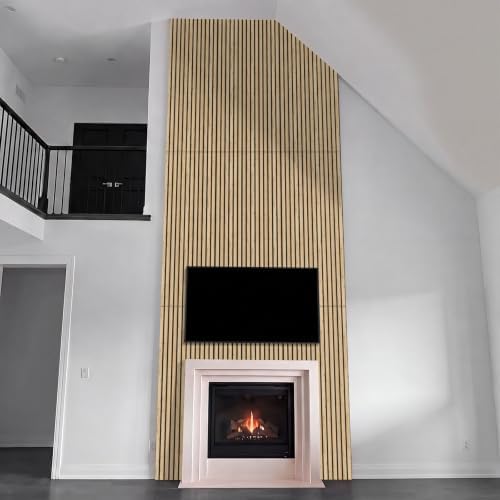 Wood Slat Acoustic Wall Panels-3D Fluted Sound Absorbing Panel - Image 7