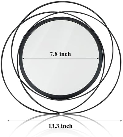 3 Set Sunburst Round Mirrors for Wall Decor Bedroom Bathroom - Image 7