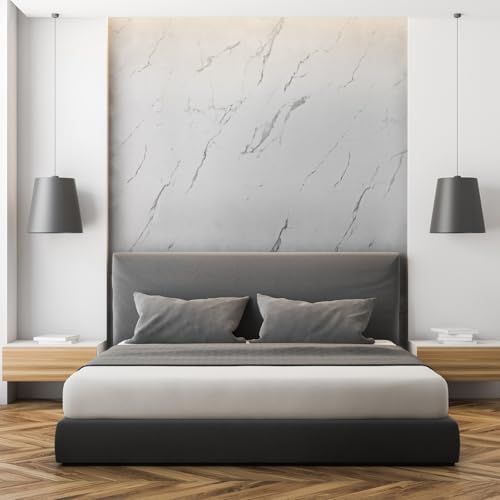 Hahafelt PVC Marble Peel and Stick Wall Panels, Living Rooms, TV Walls - Image 6