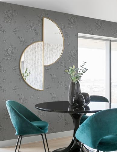 Erfoni 78.7"x17.7" Grey Contact Paper Vintage Gray Peel and Stick Wallpaper - Image 6