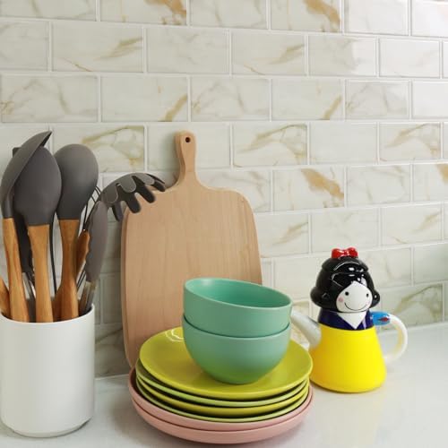 STICKGOO 10-Sheet Subway Tile Peel and Stick Backsplash, Self Adhesive Vinyl - Image 6