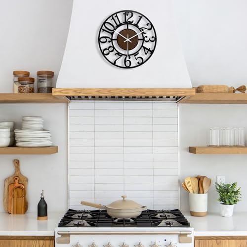 16 Inch Large Outdoor Clock Silent Battery Operated - Image 7
