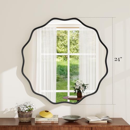 Wavy Round Mirror - Image 5
