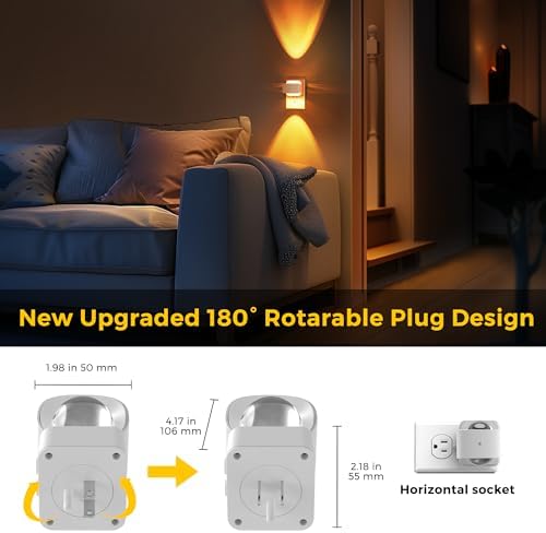 L LOHAS LED Night Light, Color Changing Night Lights Plug into Wall RGB - Image 7
