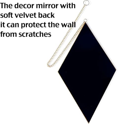yshengood Diamond Wall Mirror Set of 6 Pcs - Image 6