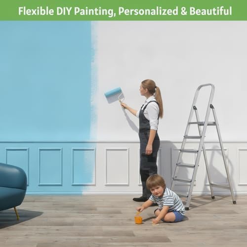 Peel and Stick Wall Molding, Pre Cut, 4 Set 16" x 24" - Image 6