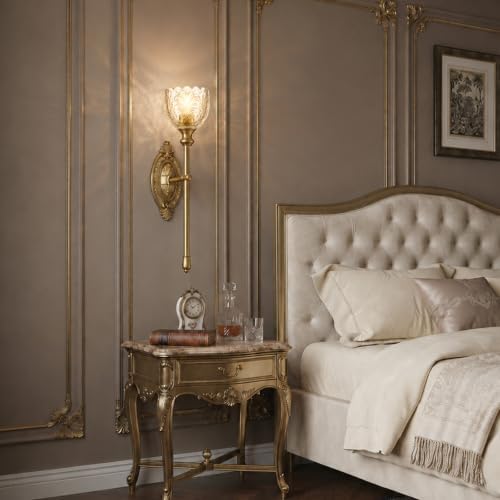 Hamilyeah Gold Wall Sconce, Vintage Wall Light - Image 7