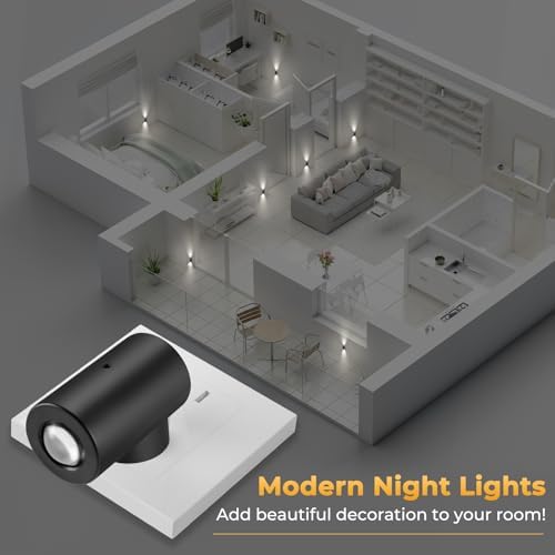 LED Night Lights Plug into Wall, Dimmable Plug in Night Light 5000K, 4 Pack - Image 7