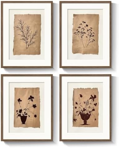 Framed Vintage Botanical Plant Wall Art - Image 7
