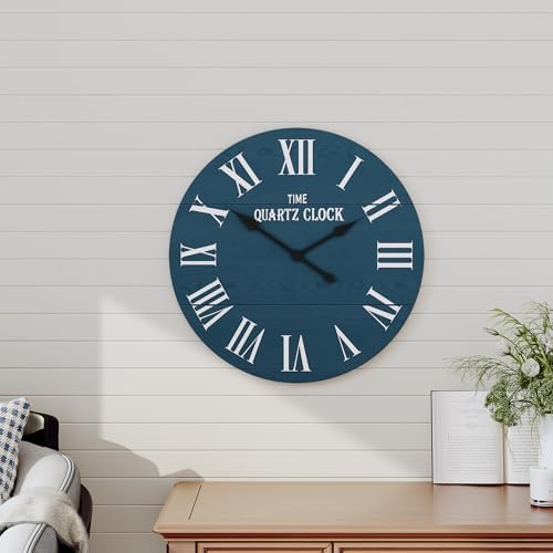 ARTPOWER 24” Large Farmhouse Wall Clock - Image 7