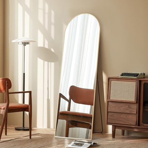 NEWBULIG 64"x21" Arched Full Length Mirror, Full Body Floor Mirror - Image 6