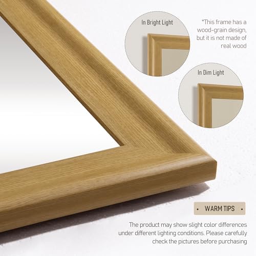 Natural Wall Mirror for Bathroom, Rectangle 24 x 36 inch Vanity Mirrors - Image 6