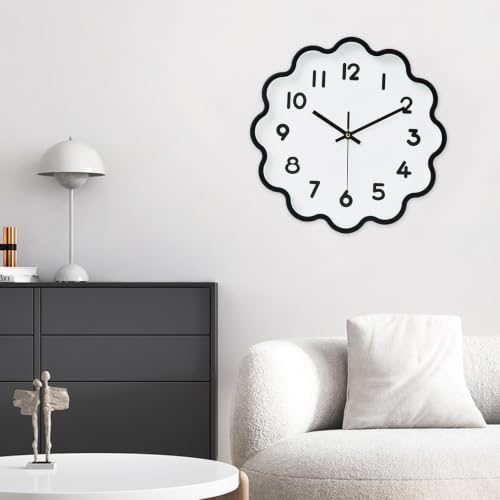 HZDHCLH Wall Clocks Battery Operated 12 Inch Cloud Shaped Wall Clock Silent Non - Image 7