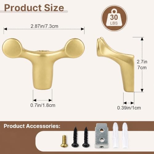 POZEAN Coat Rack Wall Mount - Image 7