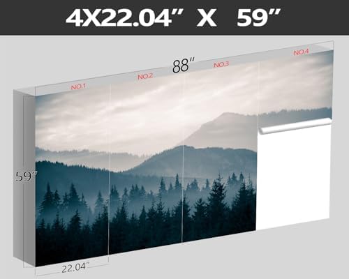 XMPMBM-Misty Forest Fabric Wallpaper Pine Forest Living Room Bedroom Bathroom - Image 4
