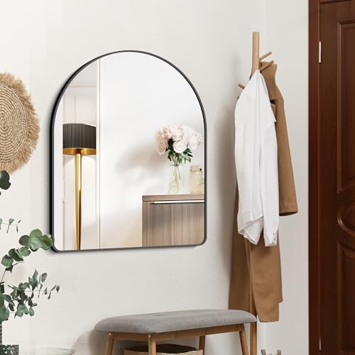 FORBATH Arched Bathroom Mirror 30x36 Inch, Bathroom Mirror Wall Mounted Modern - Image 6