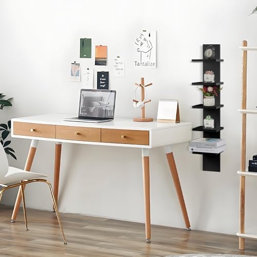 YEXEXINM 2 Pack 5 Tier Wall Shelf Unit - Image 7