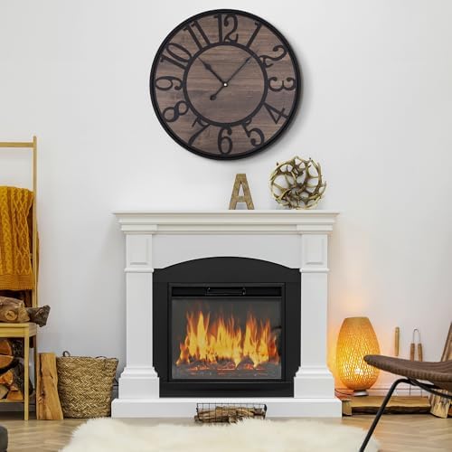 LEIKE Large Wall Clocks for Living Room, Non Ticking Silent, Battery Operated - Image 6