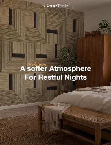 JaneTech 6 Pack Wood Acoustic Panels, Decorative Acoustic Wall Panels Sound - Image 7