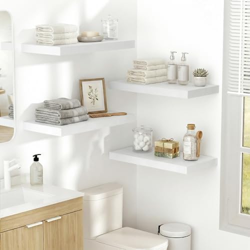 Vivelove 10" Deep Floating Shelves, 24”Wide Set of 2 - Image 7