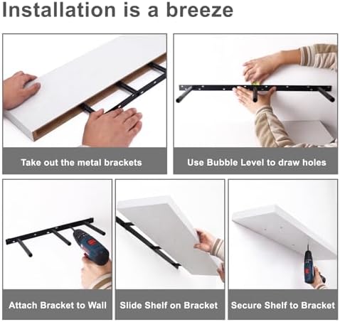 Fixwal Floating Wall Shelves for Decor - Image 7