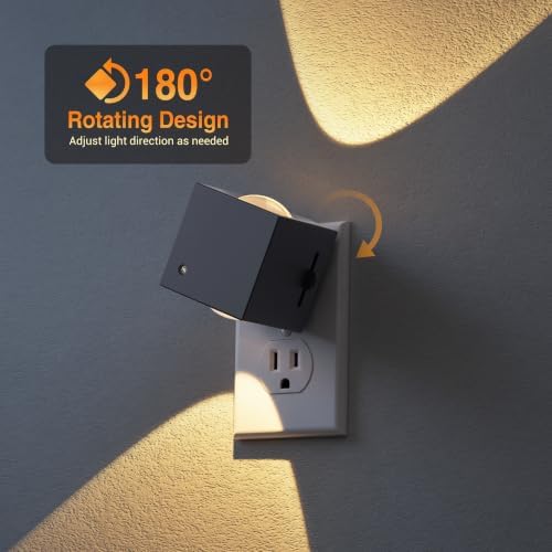 JandCase Night Lights Plug into Wall, 2 Pack Night Light Projector - Image 7